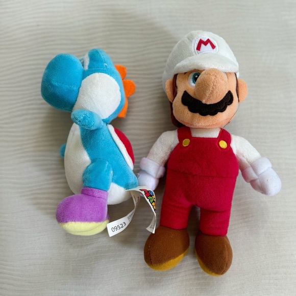 Super Mario Bros. Fire Flower Plush Doll - 6.5 Inches, Soft Stuffed Toy For Kids & Adult Collectors